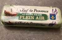 Œufs frais moyens plein air L'Œuf de Provence