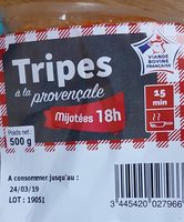 Tripes à  la provençale mijotée 18h