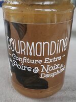 Confiture extra de poire et noix du Dauphiné