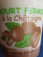 Yaourt fermier a la chataigne