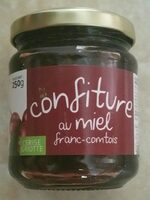 Confiture de cerises griottes au miel franc-comtois