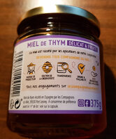 Les compagnons du miel. Miel de thym