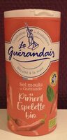 Sel moulu de guérande au piment espelette bio