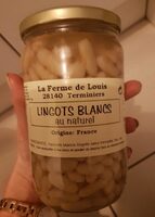 Lingots blancs au naturel