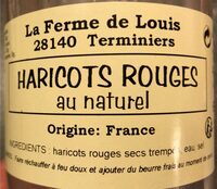 Haricots rouges au naturel
