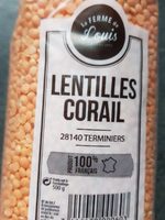 Lentilles corail