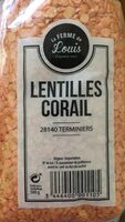Lentilles corail