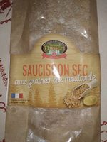Saucisson sec aux graines de moutarde 2%