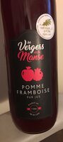 Pur jus de fruit pommes framboises