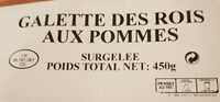 Galette des rois aux pommes