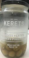 Olives Vertes Cassées Pimentées