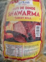 Rôti de dinde shawarma turkey roll