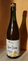Cidre doux pur jus pommes de Savoie