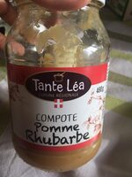 Compote pomme rhubarbe