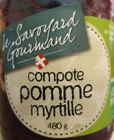 Compote pomme myrtille