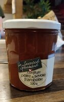 Confiture poire de Savoie framboise