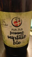 Pur jus pomme myrtille bio