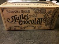 Ballotin de tuiles chocolat panaché lait/noir, 170g