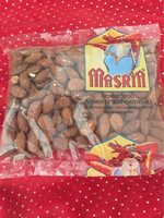 Amandes decortiquées grillées salées