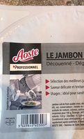 Jambon cuit de paris