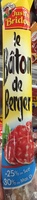 Le bâton de Berger (- 25 % de sel, - 30 % de MG)
