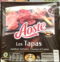 Les Tapas - Jambon Serrano Chorizo et Lomo.