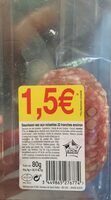 Saucisson au noisette