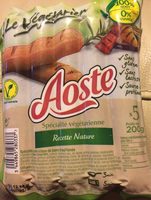 Saucisse végétarienne Recette Nature