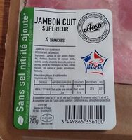 Jambon cuit supérieur.