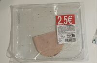 Poulet cuit tranché