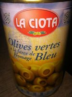 Olives vertes au bleu