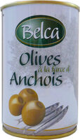 Olives vertes à la farce d'anchois