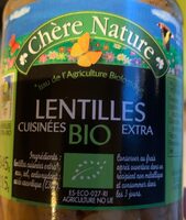Lentilles cuisinees