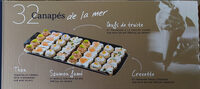 Canapés de la mer x 32