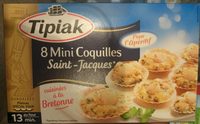 8 Mini Coquilles Saint-Jacques