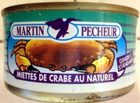 Miettes de crabe au naturel