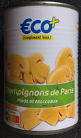 Champignons pieds morceaux 1/2