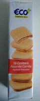 16 Goûters fourrés carrés parfum chocolat