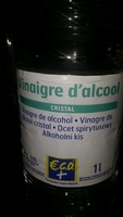 Vinaigre d'alcool cristal