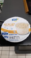 Riz au lait saveur vanille