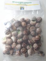 48 escargots préparés calibre moyen