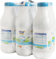 Lait demi écrémé bouteille