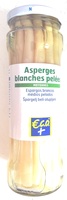 Asperges blanches pelées