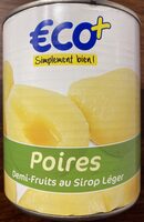 Poires Demi-fruits au sirop léger
