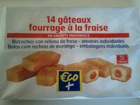 Gâteaux Fourrage à la Fraise