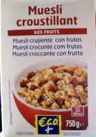 Muesli  croustillant aux fruits