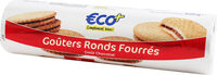 Goûters ronds fourrés chocolat