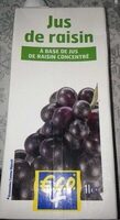Jus de raisin à base de jus de raisin concentré