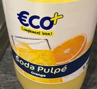 Soda Pulpé Orange - Eco+ - 1,5L