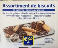 Assortiment de biscuits 14 variétés